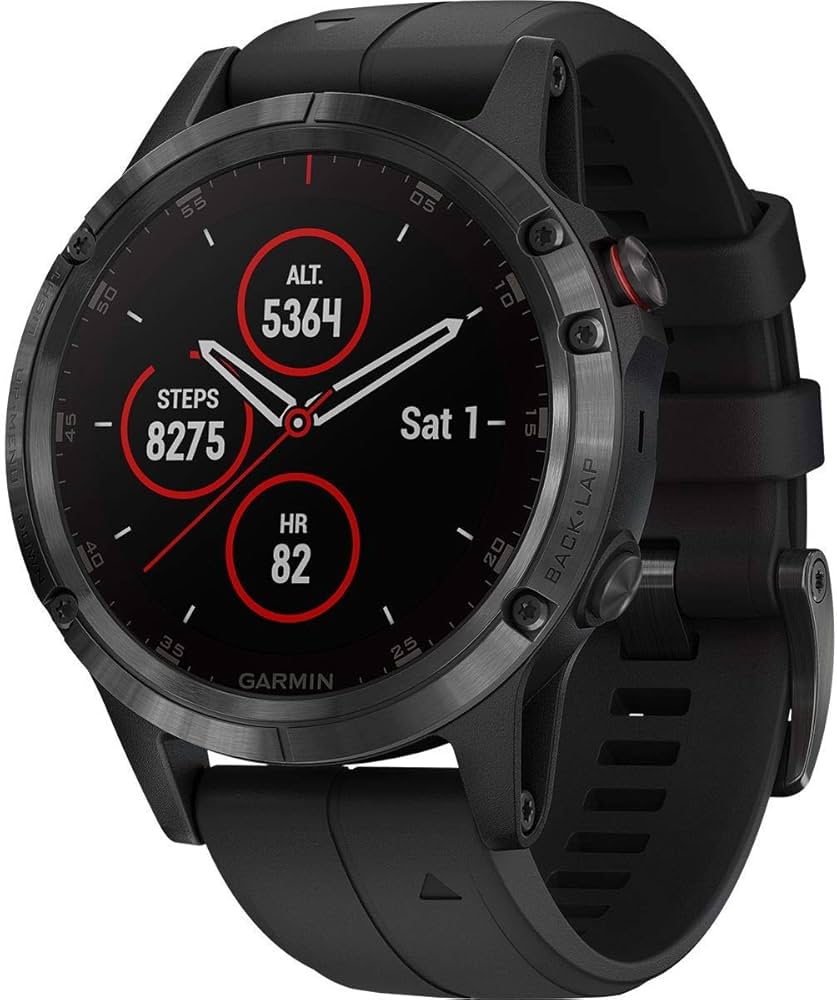 Garmin Fenix 5 Sapphire, GPS-Multisportuhr, 47 mm, Saphirglas, Herzfrequenzmessung am Handgelenk, 10 ATM wasserdicht. | Zustand: Gut – Bild 3