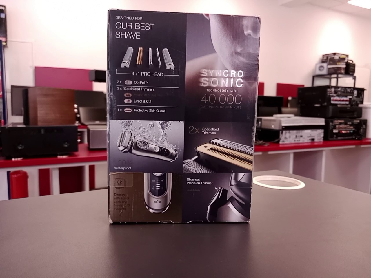 Braun Series 9 9325s Wet&dry, Herrenrasierer mit 4+1 Scherkopf, Li-Ionen-Akku (60 Min.), inkl. Ladestation, für Nass- und Trockenrasur. | Zustand: Neu – Bild 3