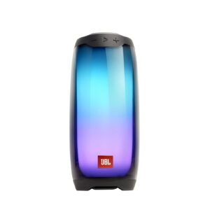 JBL Pulse 4 weiß, Tragbarer Bluetooth-Lautsprecher mit 360° Sound, 360° LED-Lichtshow, bis zu 12h Akku und IPX7 wasserdicht. | Zustand: Sehr Gut