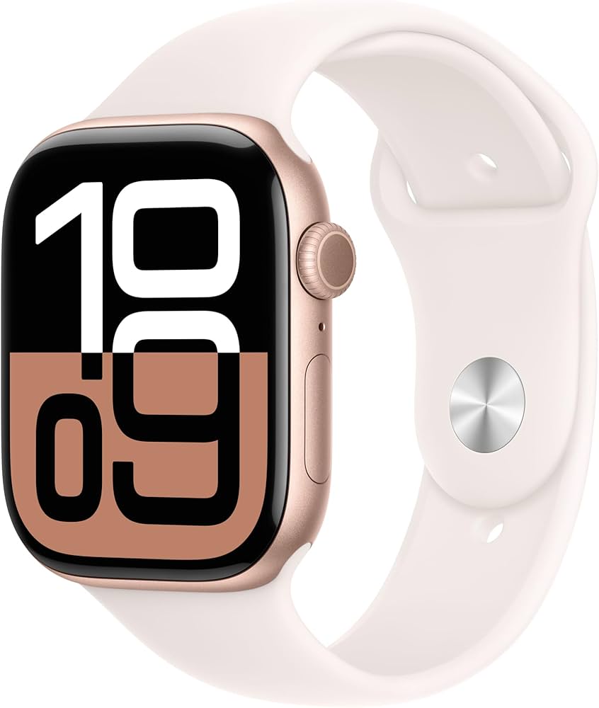Apple Watch Series 10 46mm GPS, mit Originalverpackung | Armband schwarz | Ladegerät zerkratzt | Zustand: Gut – Bild 5
