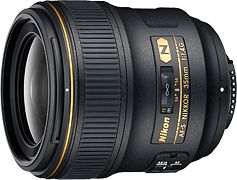 Nikon AF-S NIKKOR 35mm f/1.4G, FX-Weitwinkel-Festbrennweite mit schneller f | 1.4 Blende, Nano Crystal Coat und SWM-Autofokus. | Zustand: Gut