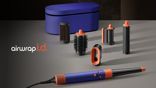 Dyson Airwrap i.d. Straight & Wavy violettblau/topaz, Multi-Styler für Locken | Krauses Haar, App-fähig, inkl. Diffusor & Präsentationsbox. | Zustand: Sehr Gut