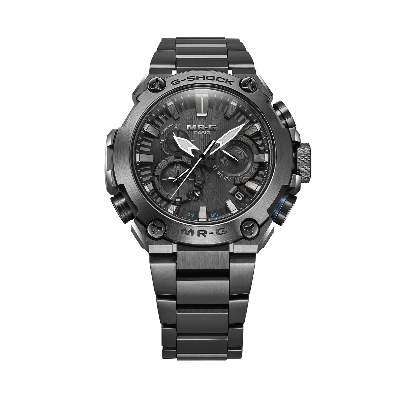Casio G-Shock MRG-B2000B, Luxus MR-G Titanuhr mit DLC-Beschichtung, Tough Solar, Bluetooth und kratzfestem Saphirglas. | Zustand: Sehr Gut