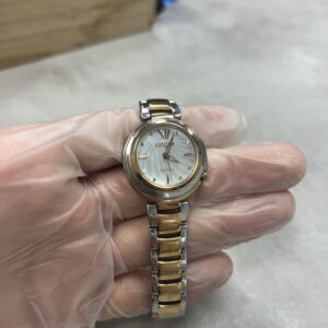 Citizen L Sunrise Damenuhr, Eco-Drive Solartechnologie, Saphirglas, Edelstahl | Zustand: Sehr Gut