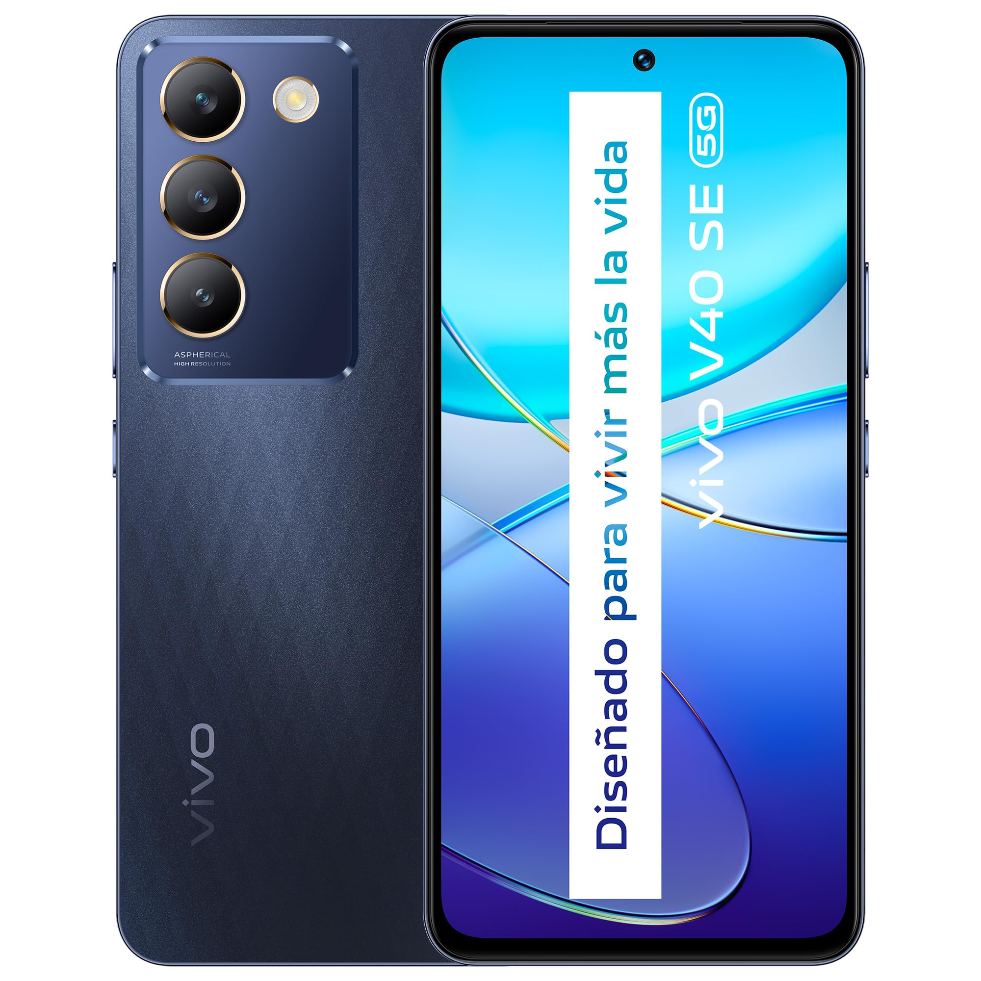Vivo V40 5G, OVP. 5G Smartphone mit 5500mAh Akku, 80W Fast Charge und 120Hz AMOLED Display. | SimLock: Frei | Zustand: Wie Neu | Farbe: schwarz | Akku: Sehr Gut – Bild 2