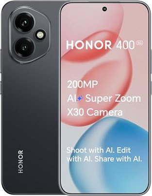 Honor 400 Lite 5G, 256GB Speicher, 8GB RAM, 108MP Kamera, OVP (Originalverpackt) | SimLock: Frei | Zustand: Wie Neu | Farbe: schwarz | Akku: 100%