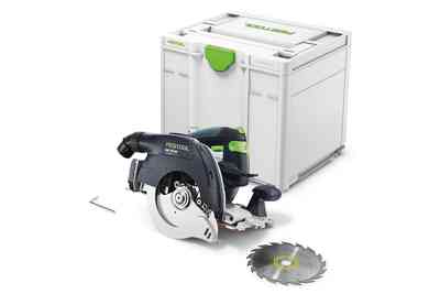 Festool HKC 55 EB-Basic, Akku-Tauchsäge inkl. Koffer, 18V, 160mm Sägeblatt, für Kapp- und Tauchschnitte | Zustand: Gut
