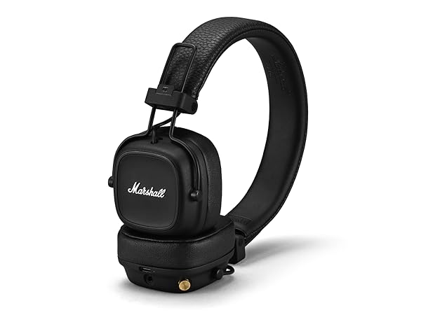 Marshall Major IV, Bluetooth On-Ear Kopfhörer, 80+ Std. Akkulaufzeit, kabelloses Laden, Schwarz | Zustand: Sehr Gut – Bild 3