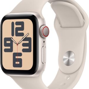 Apple Watch SE 2022 GPS+Cell 40mm Polarstern, 2. Generation, Aluminiumgehäuse, Sportarmband S | M, OVP. | Zustand: Gut