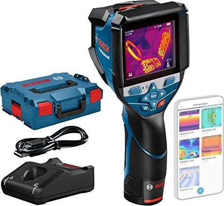Bosch Professional GTC 600 C, Wärmebildkamera in L-BOXX inkl. 12V Akku 3,0 Ah.