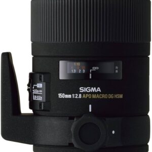 Sigma 150mm f/2.8 EX DG HSM APO Macro, Tele-Makro-Objektiv für Nikon F, 1:1 Abbildungsmaßstab, f | 2.8, HSM-Autofokus. | Zustand: Sehr Gut