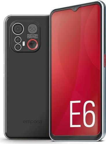Emporia SMART.6, 5G Seniorenhandy, 128GB | 6GB, 50MP Triple-Kamera, SOS-Taste, Schwarz, Android 13 | SimLock: Frei | Zustand: Neu | Farbe: schwarz | Akku: 100% – Bild 2