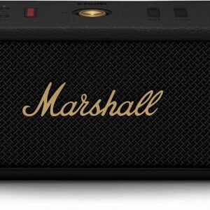 Marshall Middleton Black And Brass, Inklusive Originalverpackung und Rechnung von MediaMarkt. IP67 wasser- und staubdicht. | Zustand: Wie Neu