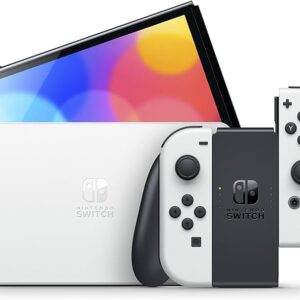 Nintendo Switch OLED-Modell, Weiß, inkl. Dock, Ladegerät, HDMI-Kabel und Spiel Mario + Rabbids Sparks of Hope | Zustand: Sehr Gut | Farbe: weiss