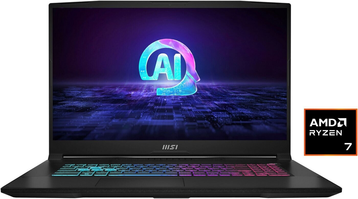 Msi Katana A17 AI B8VG RTX 4070, Gaming Notebook mit Ryzen 7 8845HS, 32GB RAM, 1TB SSD, inkl. Rechnung von MediaMarkt. | Zustand: Sehr Gut