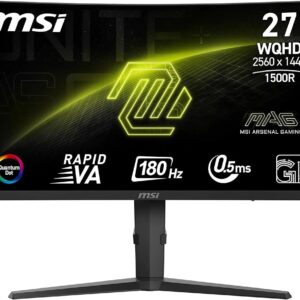 MSI MAG 275CQRF QD E2, 27 Zoll WQHD Curved Gaming Monitor, 180Hz, 0.5ms Rapid VA Panel, Quantum Dot.  | Zustand: Gut