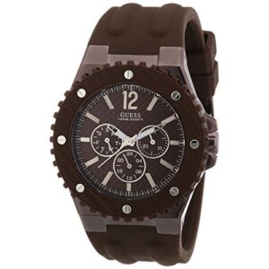 Guess W11619G3, Silikonband leicht beschädigt, Batterie leer. | Zustand: Gut