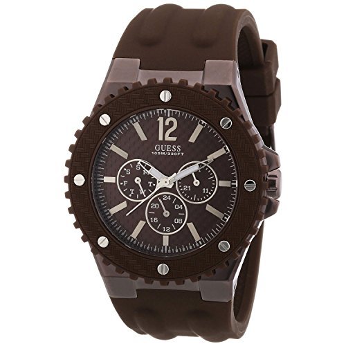 Guess W11619G3, Silikonband leicht beschädigt, Batterie leer. | Zustand: Gut