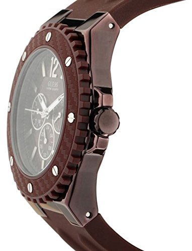 Guess W11619G3, Silikonband leicht beschädigt, Batterie leer. | Zustand: Gut – Bild 2