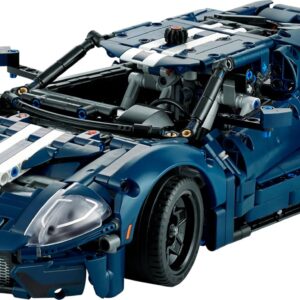 LEGO Technic Ford GT 2022, LEGO Technic 42154, teilweise gebaut, Sammlermodell im Maßstab 1:12. | Zustand: Gut