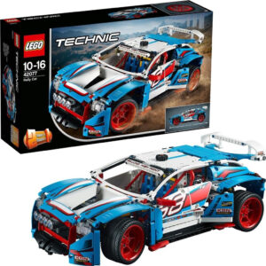 LEGO Technic Rallyeauto 42077, OVP, teilweise gebaut. 2-in-1 Modell, kann zum Buggy umgebaut werden. | Zustand: Gut