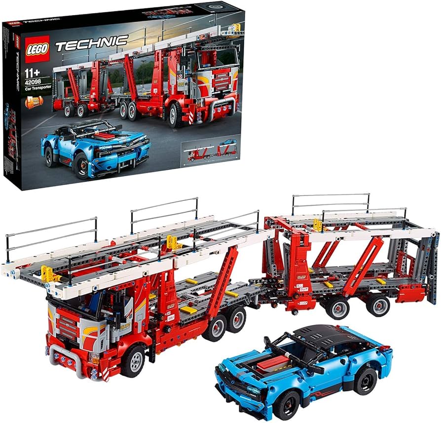 Lego Technic 42098 Autotransporter, OVP, teilweise gebaut | Zustand: Gut