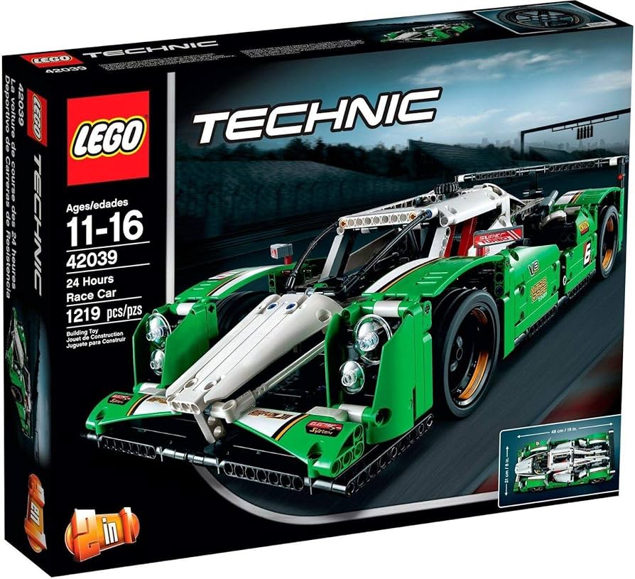 Lego Technic 42039 Langstrecken-Rennwagen, Set 42039 Langstrecken-Rennwagen, 1219 Teile | Zustand: Gut