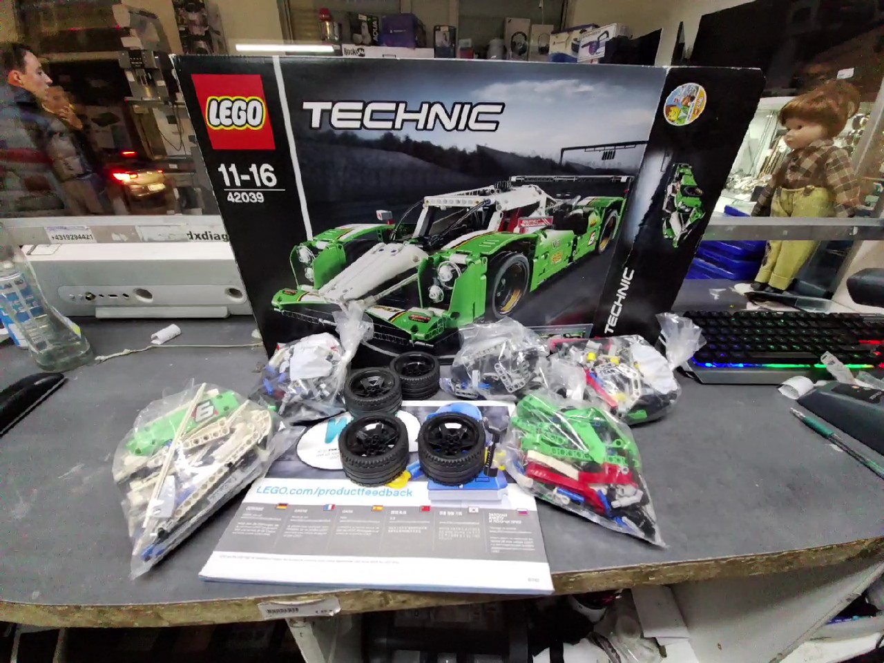 Lego Technic 42039 Langstrecken-Rennwagen, Set 42039 Langstrecken-Rennwagen, 1219 Teile | Zustand: Gut – Bild 2