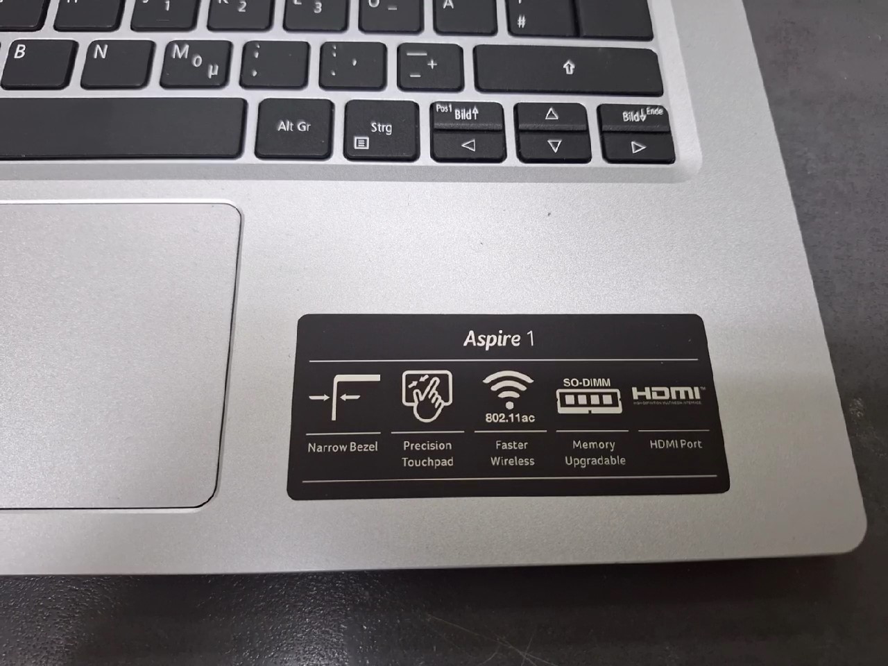 Acer Aspire 1 Amd 3020e,14 Zoll, DE, 4gb | 64gb, mit ladegerät | Zustand: Sehr Gut – Bild 5