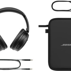 Bose QuietComfort SC Black, Noise Cancelling Kopfhörer mit Soft Case, bis zu 24h Akkulaufzeit. | Zustand: Sehr Gut