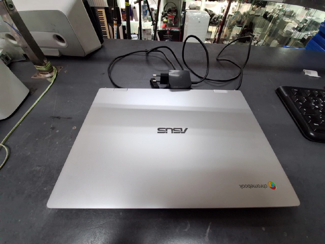 Asus Chromebook CX1400, Celeron N3350, 8GB RAM, 64GB eMMC, 14 Zoll Display. Akku 91% (141 Ladezyklen). | Zustand: Sehr Gut – Bild 4