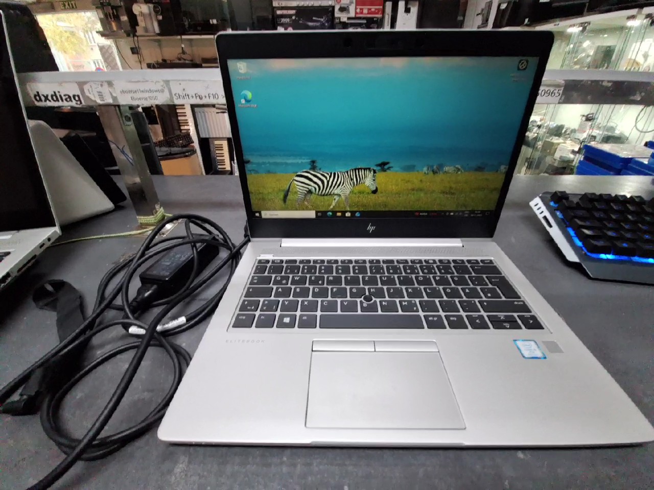 HP Elitebook 830 G5, Mit Mobilfunk, i5-8350U, 16GB RAM, 256GB SSD | Zustand: Gut – Bild 2