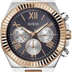 Guess GW0703G4 Equity, Herrenuhr, Quarz, 46mm, Edelstahl, Bicolor, Multifunktion, 5 ATM, mit Originalverpackung. | Zustand: Sehr Gut