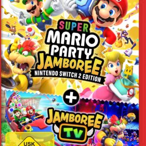 Nintendo Super Mario Party Jamboree NS2, Exklusive Switch 2 Edition mit Jamboree TV Modus, über 110 Minispielen und 7 Boards. | Zustand: Sehr Gut | Farbe: rot