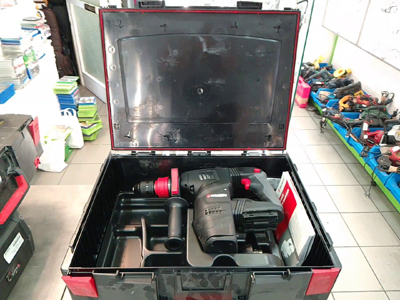 Würth H 28-MAS, Akku-Bohrhammer vibrationsgedämpft, ohne Akku und Ladegerät, Koffer dabei | Zustand: Sehr Gut – Bild 2