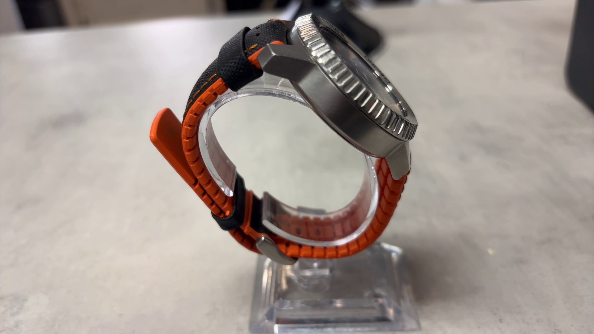 Tissot T-Navigator 3000, Quarz-Multifunktionsuhr mit T-Touch Technologie, Chrono, Alarm, T-World. | Zustand: Gut | Farbe: silber – Bild 2