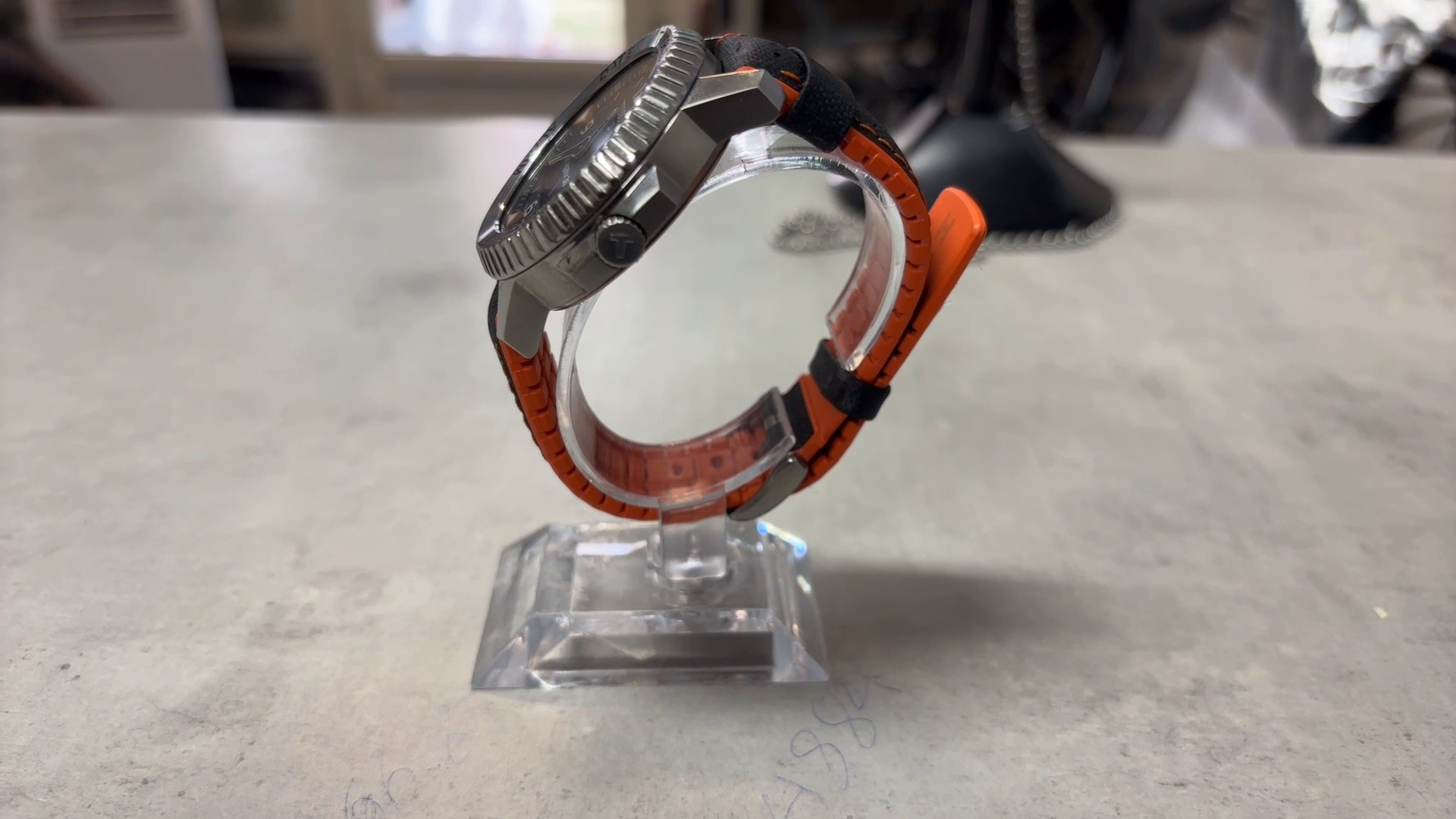 Tissot T-Navigator 3000, Quarz-Multifunktionsuhr mit T-Touch Technologie, Chrono, Alarm, T-World. | Zustand: Gut | Farbe: silber – Bild 3