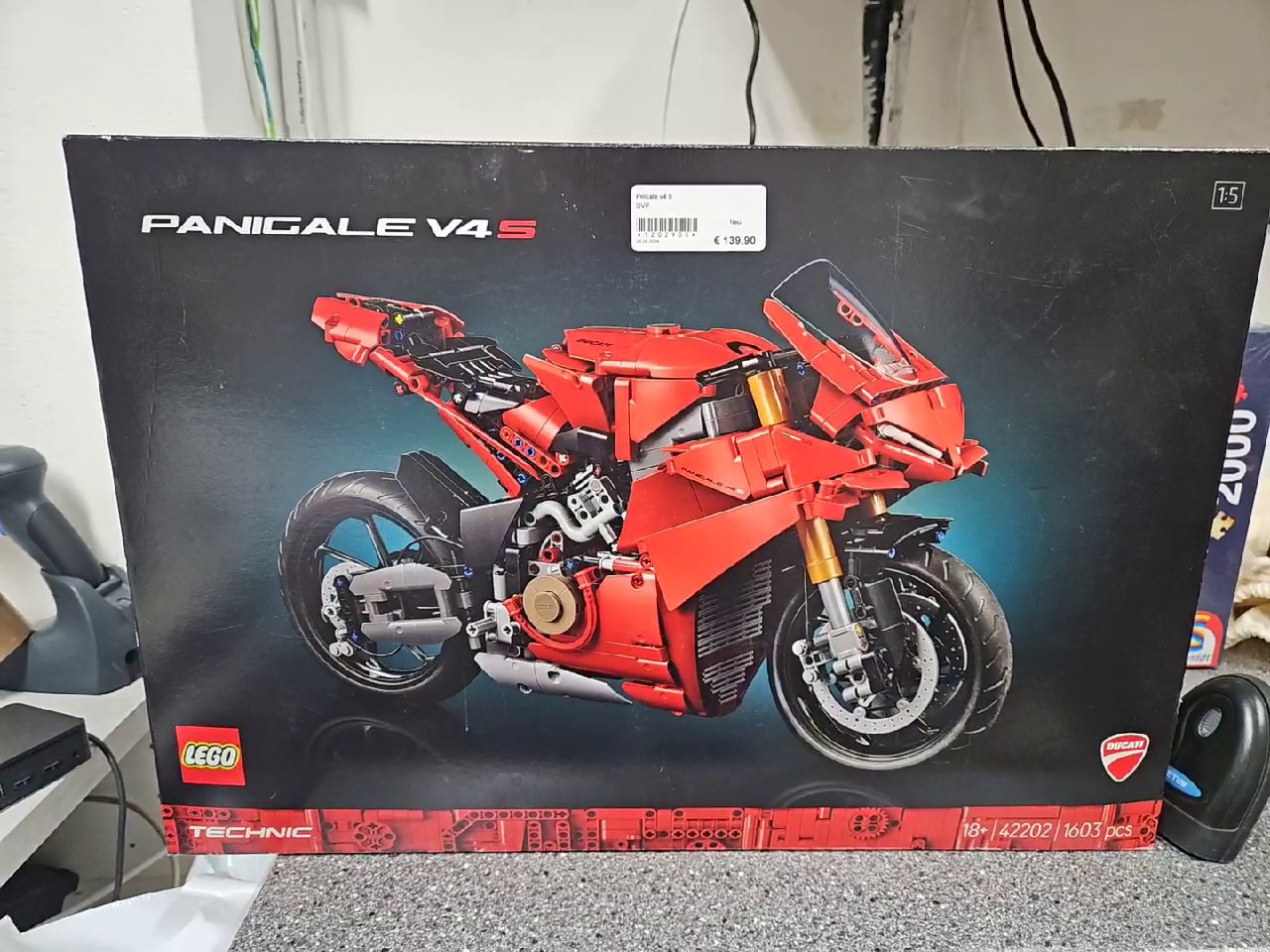 LEGO Technic Ducati Panigale V4 S, Modell 42202, 1603 Teile, neu und originalverpackt (ovp) | Zustand: Neu – Bild 2