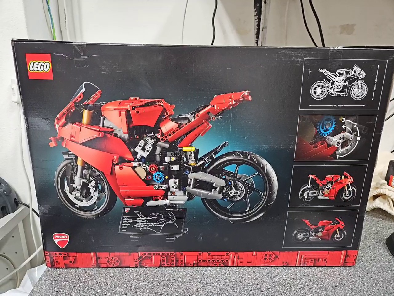 LEGO Technic Ducati Panigale V4 S, Modell 42202, 1603 Teile, neu und originalverpackt (ovp) | Zustand: Neu – Bild 3