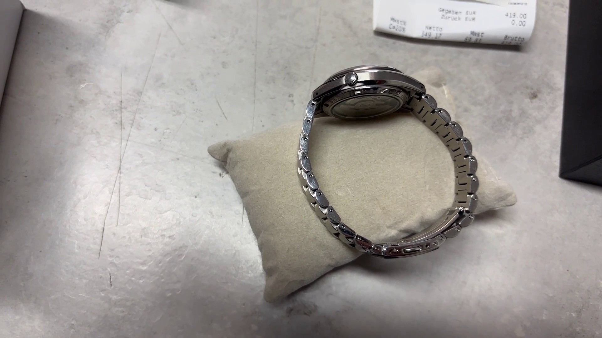 Seiko 5 Sports 4r36-15m0, ovp rechnung 30.04.2025. | Zustand: Sehr Gut | Farbe: silber – Bild 4