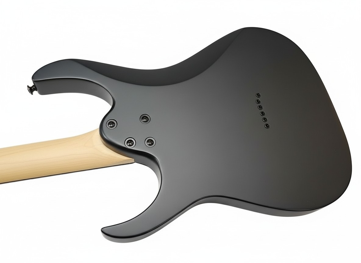 Ibanez Gio 7-Saiter E-Gitarre, Schwarze 7-saitige E-Gitarre der Ibanez Gio Serie inklusive Tasche. | Zustand: Gut – Bild 2