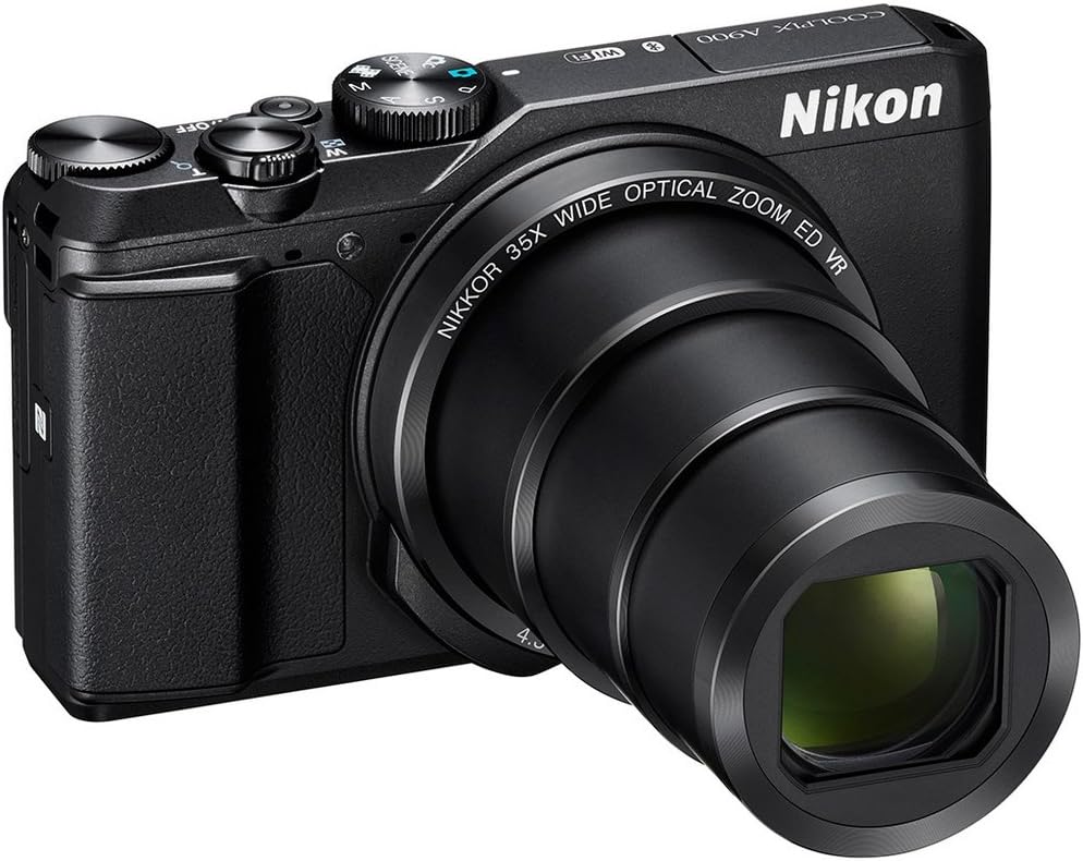 Nikon Coolpix A900 4K, Super-Zoom Kamera, 35-fach opt. Zoom, ohne Ladestation | Zerkratzt | Zustand: Gut