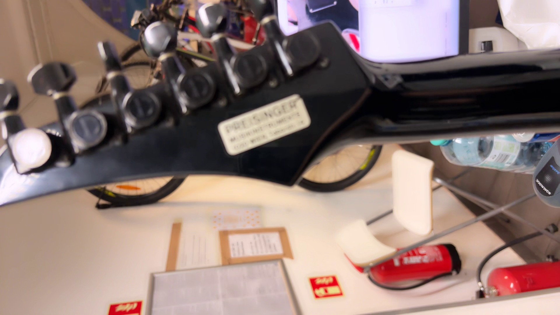 Ibanez Axstar AX30 Schwarz, E-Gitarre, Made in Japan, mit Tasche, Baujahr unbekannt, guter gebrauchter Zustand. | Zustand: In Ordnung – Bild 4