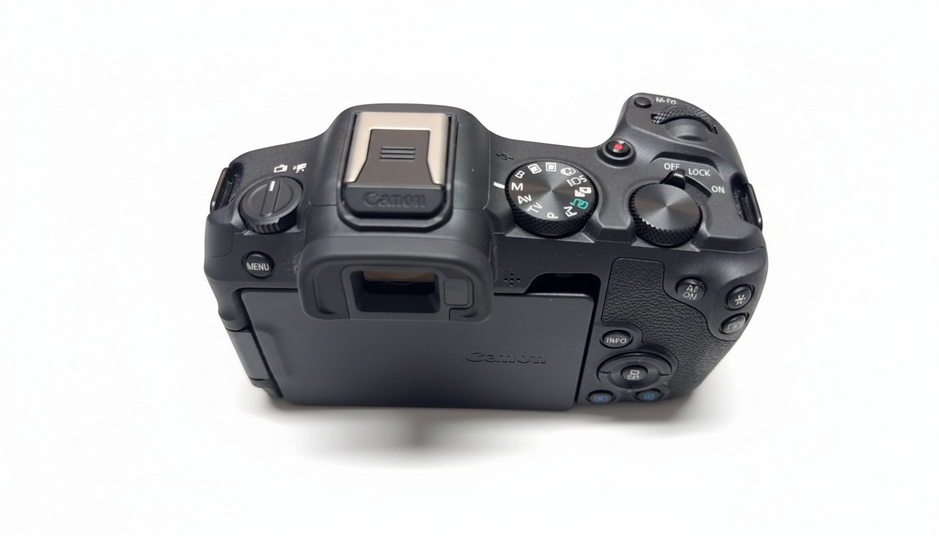 Canon EOS R8, 2023, Schwarz, Mit 6 Akkus, Ladegerät, Ladestation und OVP. shutter count:12761. | Zustand: Sehr Gut