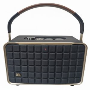 JBL Authentics 300 Schwarz/Gold, Tragbarer WLAN-Lautsprecher mit Ethernet, AUX, USB, Bluetooth. Inkl. Zubehör, OVP. | Zustand: Sehr Gut | Farbe: schwarz