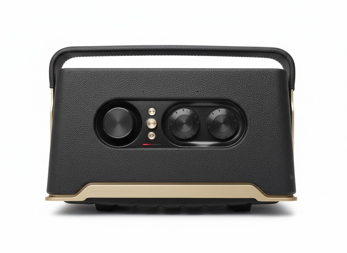 JBL Authentics 300 Schwarz/Gold, Tragbarer WLAN-Lautsprecher mit Ethernet, AUX, USB, Bluetooth. Inkl. Zubehör, OVP. | Zustand: Sehr Gut | Farbe: schwarz – Bild 2