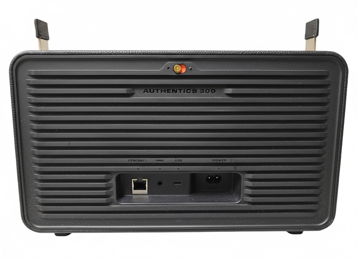 JBL Authentics 300 Schwarz/Gold, Tragbarer WLAN-Lautsprecher mit Ethernet, AUX, USB, Bluetooth. Inkl. Zubehör, OVP. | Zustand: Sehr Gut | Farbe: schwarz – Bild 3