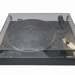 THORENS TD 280 MK II Schwarz 1988-1992, Plattenspieler mit Riemenantrieb, 33 | 45 U | min, inkl. Staubschutzhaube. | Zustand: Gebraucht