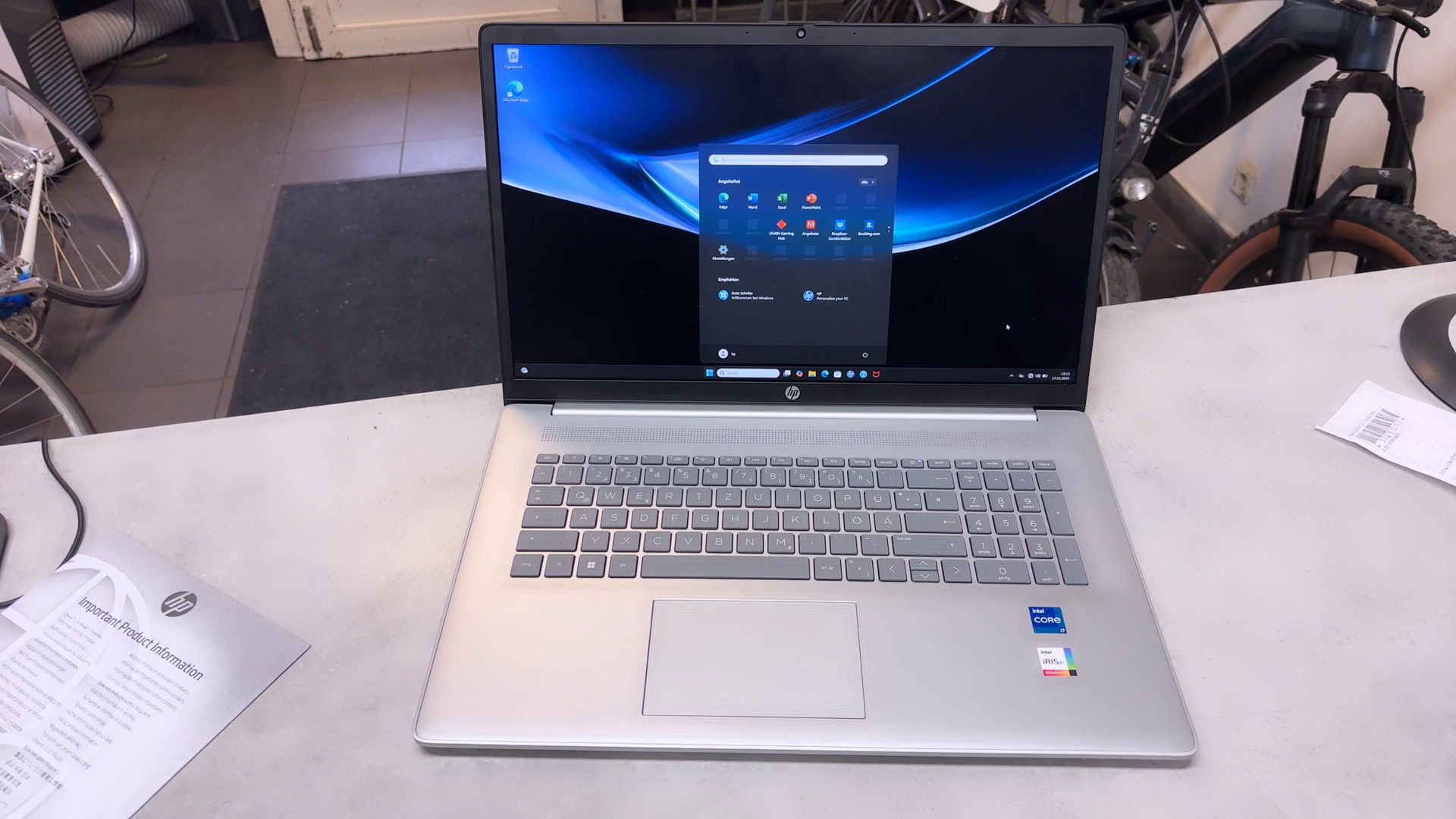 HP Laptop 17-cn3277ng, 13. Gen, Intel Core i7, 16GB RAM, 1TB SSD, 17 Zoll, Windows 11 Home | Zustand: Sehr Gut – Bild 2