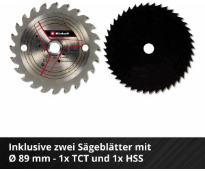 Einhell TE-CS 18/89 Li Solo, Akku-Mini-Handkreissäge, 18V, Solo-Gerät, inkl. 2 Sägeblätter Ø 89 mm | Zustand: Neu – Bild 3